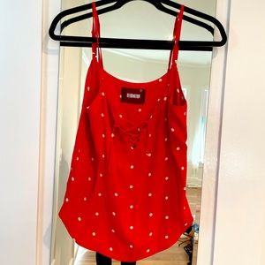 REFORMATION polka dot top